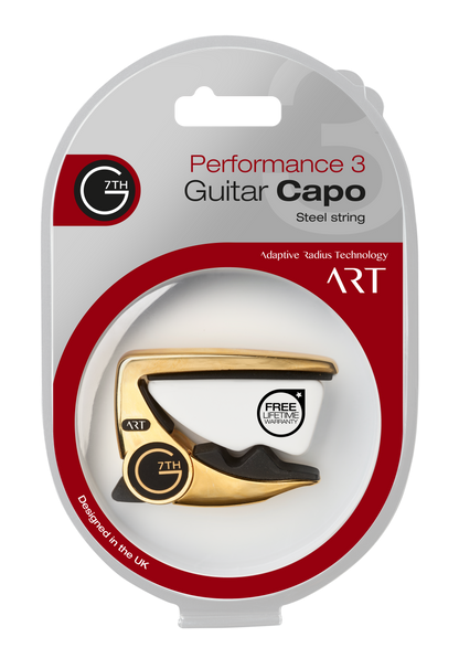 G7th Performance 3 ART ( Steel String 18kt Gold-Plate ) Capo - C81053