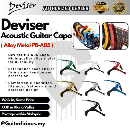 Capo Guitar for Electric and Acoustic Guitar - PB-A05