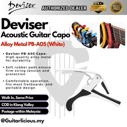 Capo Guitar for Electric and Acoustic Guitar - PB-A05