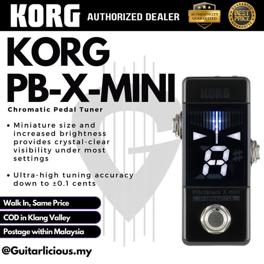 Korg Pitchblack X mini, Chromatic Pedal Tuner (PB-X-MINI)