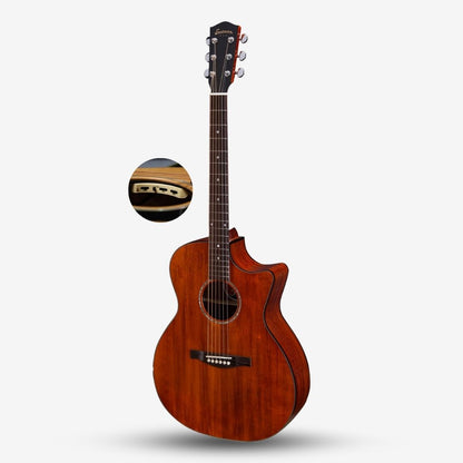 Eastman PCH1-GACE Grand Auditorium Acoustic Guitar w Eastman Pickup by Fishman , Solid Spruce Top - Vintage (PCH)