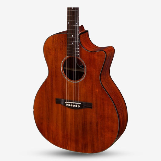 Eastman PCH1-GACE Grand Auditorium Acoustic Guitar w Eastman Pickup by Fishman , Solid Spruce Top - Vintage (PCH)