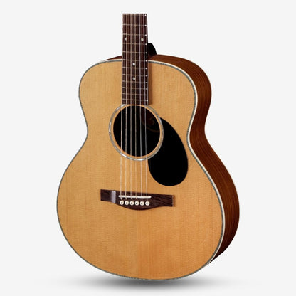 Eastman PCH2-TG Travel Size Small-Body Acoustic Guitar, Solid Thermo-Cured Sitka Spruce Top - Natural ( PCH2 TG / NAT )