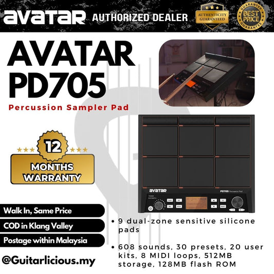 AVATAR PD705 Electronic Percussion Sampler Pad Music Editing ( HXW / PD-705 / PD 705 ) (7)