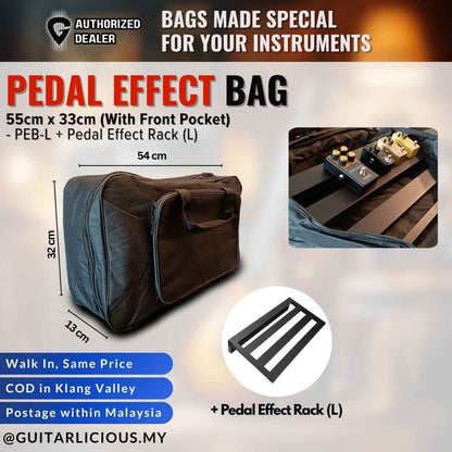 Pedal Effect Bag (With Front Pocket) + Pedal Effect Rack