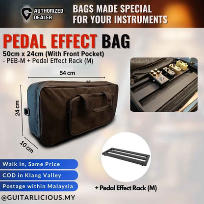 Pedal Effect Bag (With Front Pocket) + Pedal Effect Rack