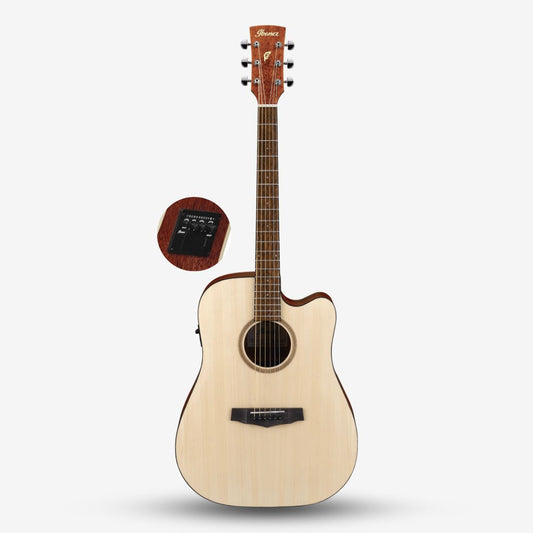 Ibanez PF10CE Acoustic Guitar with 4 band EQ Open Pore Natural ( PF10-CE / PF10 )