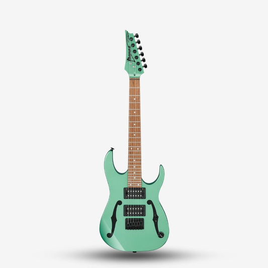 Ibanez Paul Gilbert Signature MiKro Electric Guitar, Metallic Light Green (PGMM21)