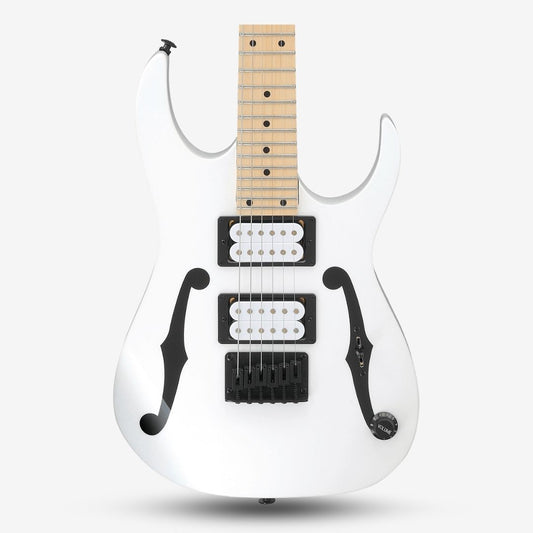 Ibanez Paul Gilbert Signature MiKro Electric Guitar, White (PGMM31)