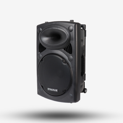Dynamax PRO101 10" Active Speaker with USB, Bluetooth, 1 Handheld Microphone and 1 Clip Mic,Dynamax PRO101 10" Active Speaker with USB, Bluetooth