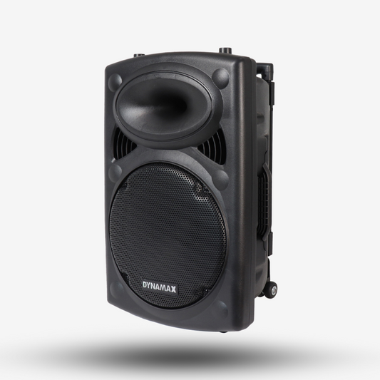 Dynamax PRO121D 12" Active Speaker with USB, Bluetooth and 2 x Handheld Microphone