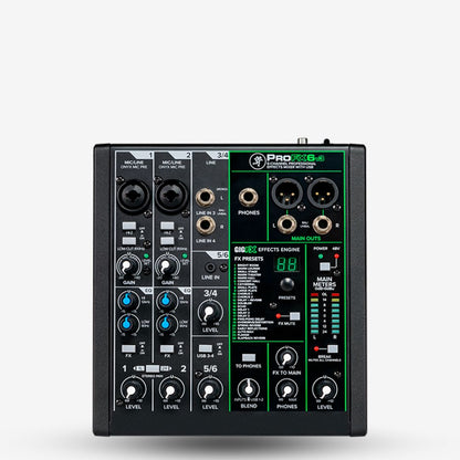 Mackie ProFX6v3 6-Channel Analog Mixer with USB and Effects ( ProFX / ProFX-6v3 )