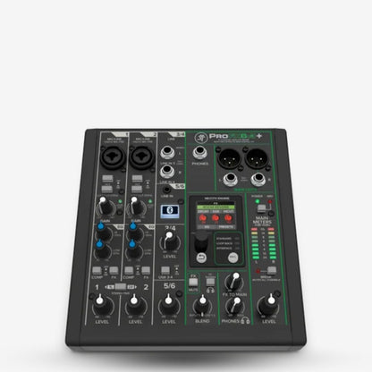 Mackie PROFX6V3+ 6-channel Professional Analog Mixer With USB, Bluetooth ( ProFX / ProFX-6v3 / PROFX-6-V3+ )