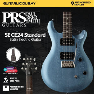 PRS SE CE24 - Ice Blue Metallic Satin