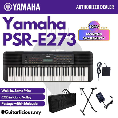 YAMAHA PSR-E273 61 Keys Portable Electric Keyboard - (PSR-E273)