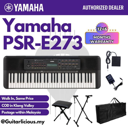 YAMAHA PSR-E273 61 Keys Portable Electric Keyboard - (PSR-E273)