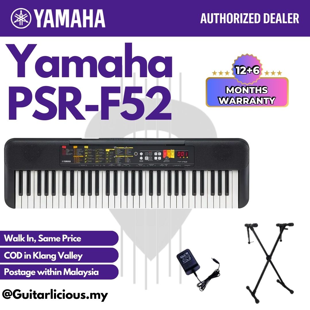 yamaha psr f52 pedal YAMAHA PSR-F52 61 Keys Portable Keyboard