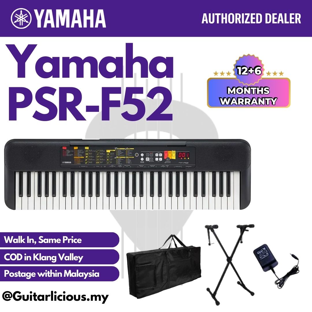 YAMAHA PSR-F52 61 Keys Portable Keyboard - (PSR-F52) – GUITARLICIOUS
