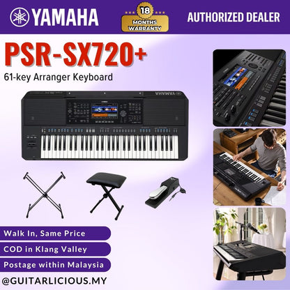 Yamaha PSR-SX720+ 61-key Arranger Keyboard - (  PSR-SX720+ /  PSR SX720+ /  PSRSX720+ )