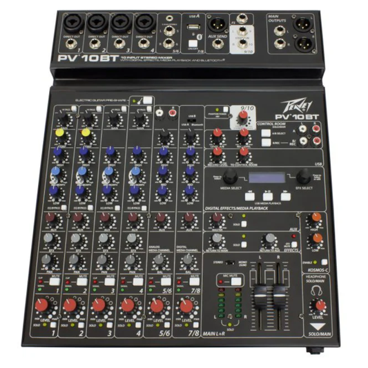 Peavey PV10 BT Mixer with Bluetooth and Effects