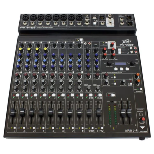 Peavey PV14 BT Mixer with Bluetooth and Effects