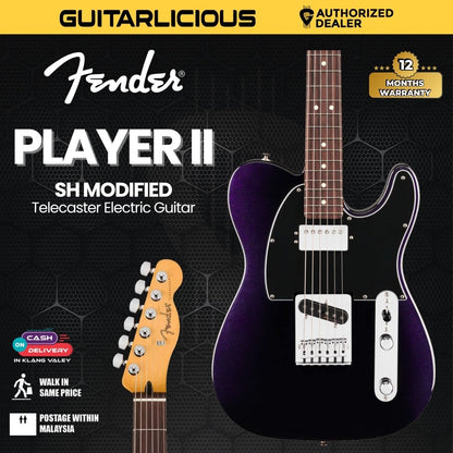 Fender Player II Modified Telecaster SH Electric Guitar, RW FB, Dusk