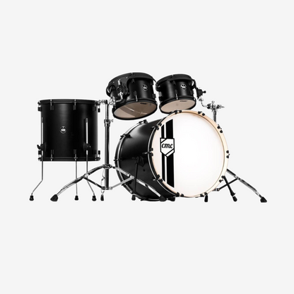 CMC Prelude Poplar 5 Piece Acoustic Drum Set (Made in Thailand) - Black