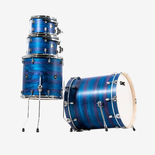 CMC Prelude Poplar 5 Piece Acoustic Drum Set (Made in Thailand) - Teal Blue