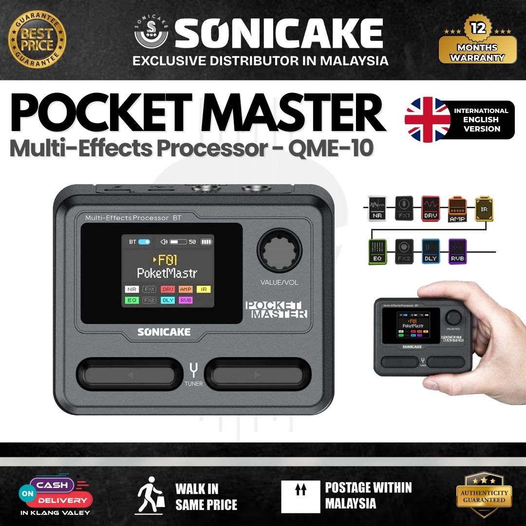 Sonicake Pocket Master Multi-Effects Processor - ( QME-10 / QME 10