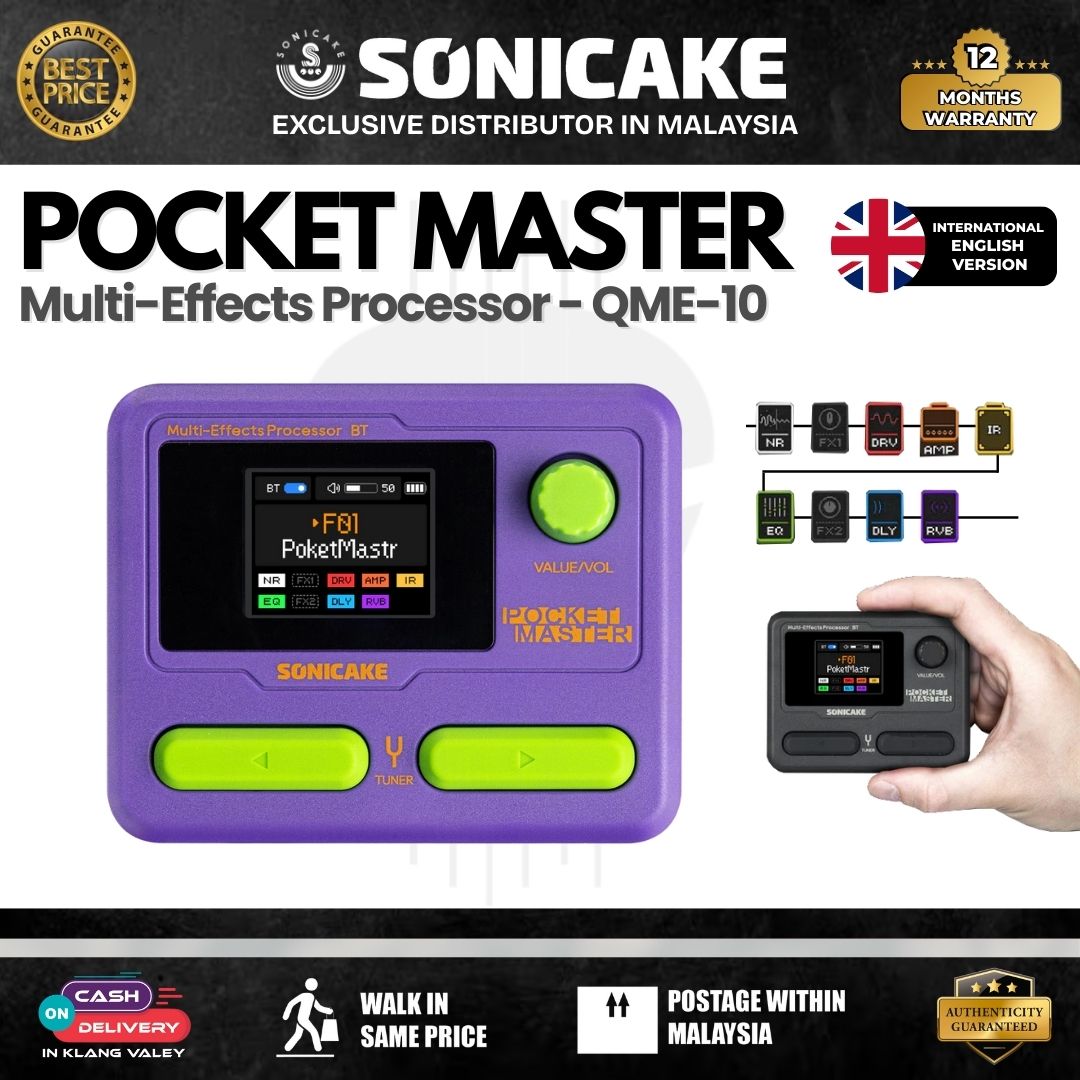 Sonicake Pocket Master Multi-Effects Processor - ( QME-10 / QME 10