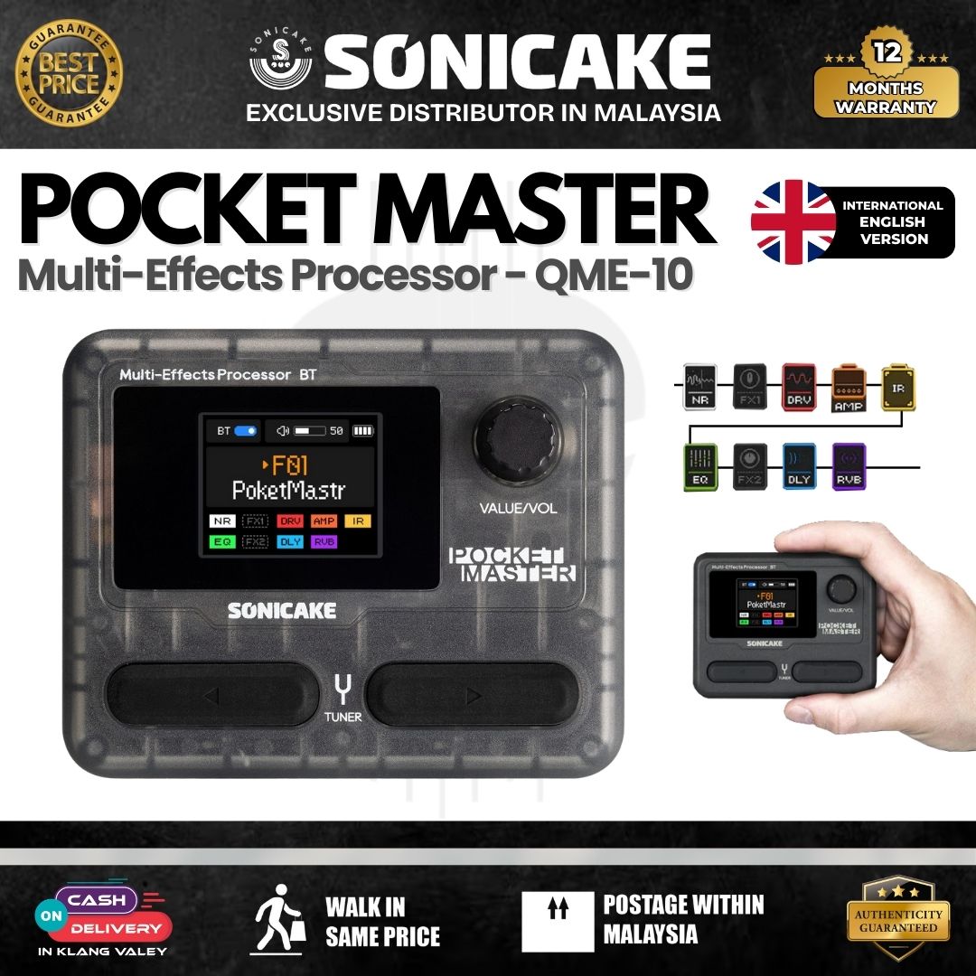 Sonicake Pocket Master Multi-Effects Processor - ( QME-10 / QME 10
