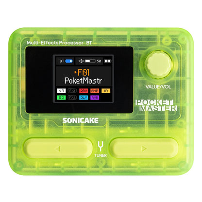 Sonicake Pocket Master Multi-Effects Processor - (  QME-10 / QME 10 ) - T green