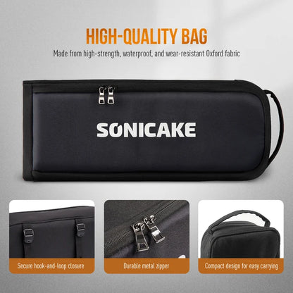 Sonicake Small Pedalboard with Bag, Velcro, Patch Cable (S Size) - QPB-11