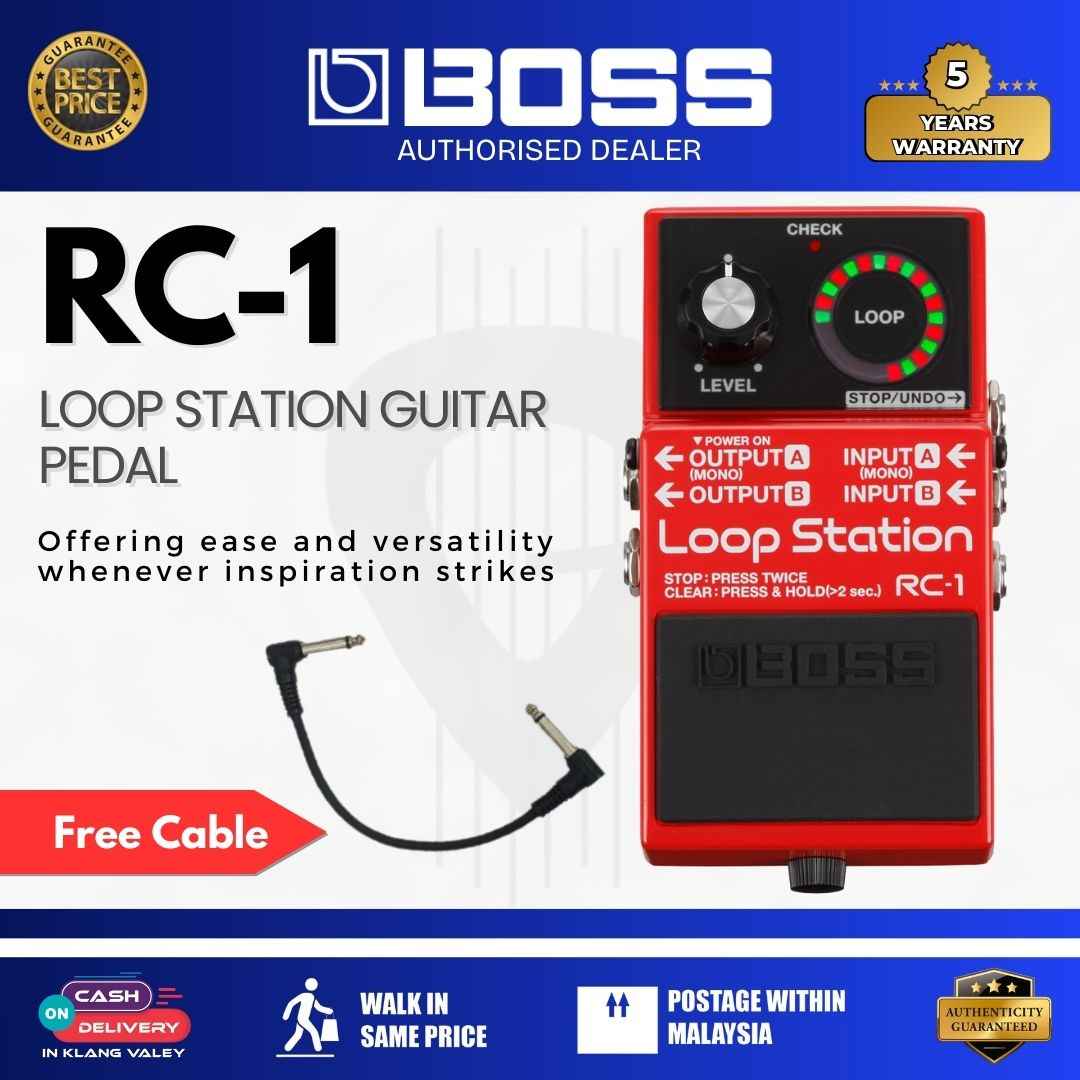 BOSS RC-5 Loop Station Compact Phrase Recorder Pedal
