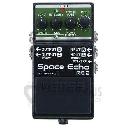 BOSS RE-2 Space Echo Delay and Reverb Effects Pedal
