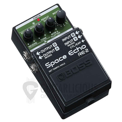 BOSS RE-2 Space Echo Delay and Reverb Effects Pedal