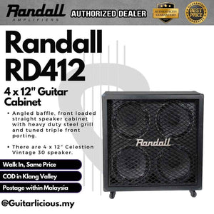 Randall RD412 4 x 12" Guitar Cabinet