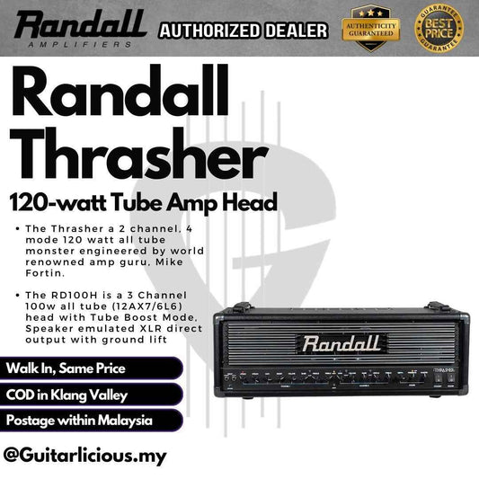 Randall Thrasher 120-watt Tube Amp Head - ( THRASHERE-U )