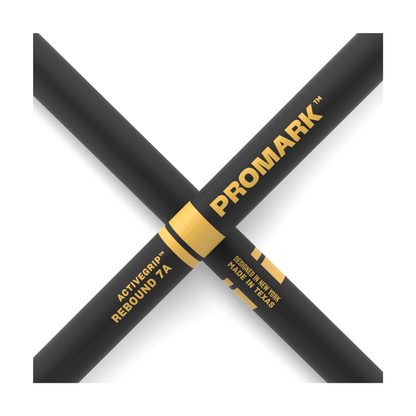 Promark Rebound 7A ActiveGrip Drumstick, Acorn Wood Tip