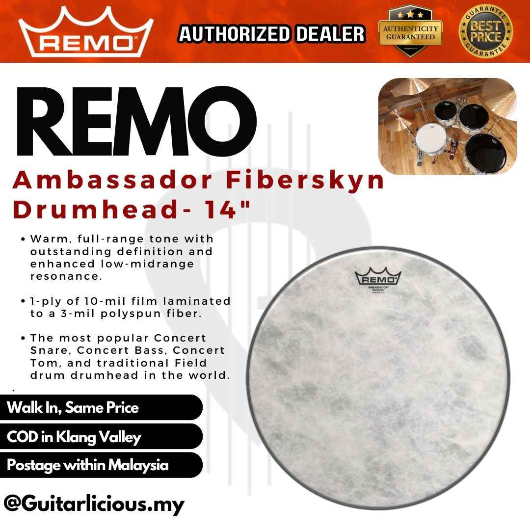 Remo Ambassador Fiberskyn Drumhead - 14"
