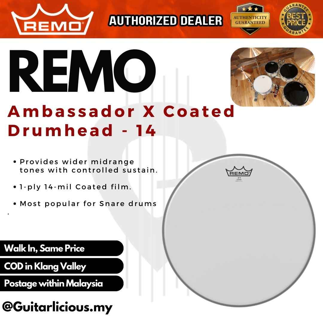 Remo Ambassador X Coated Drumhead - 14"