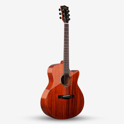 SQOE S360T-SK 41 inch Solid Top Acoustic Guitar ( S360T SK / S-360-T )