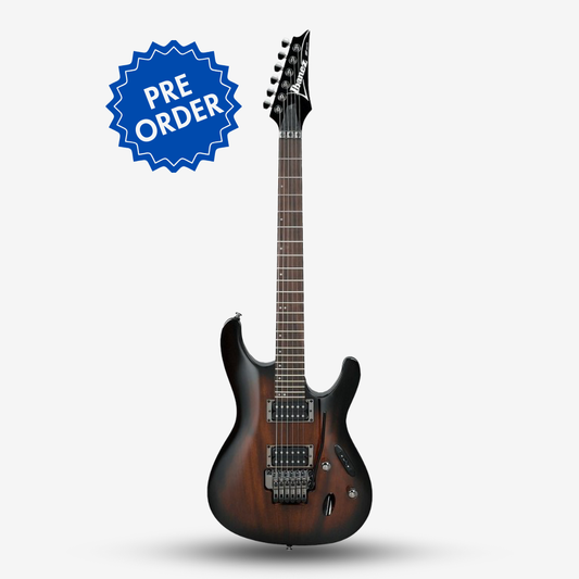 Ibanez S520 Standard Series Electric Guitar - Transparent Black Sunburst (Pre-Order)