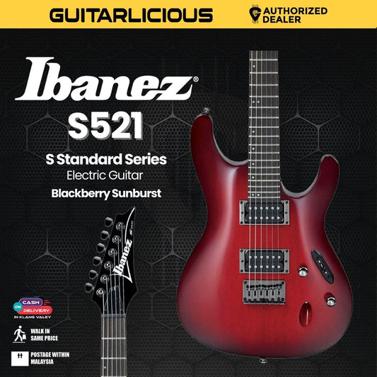 Ibanez S521 S Standard Series Electric Guitar - Blackberry Sunburst