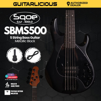 SQOE SBMS500 5 String Bass Guitar