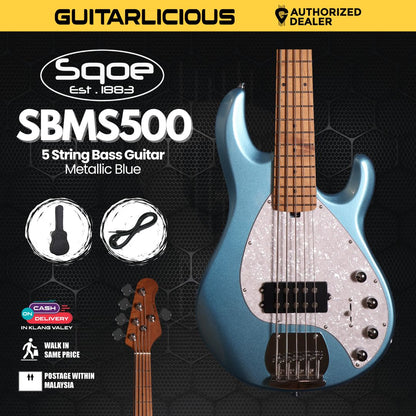 SQOE SBMS500 5 String Bass Guitar