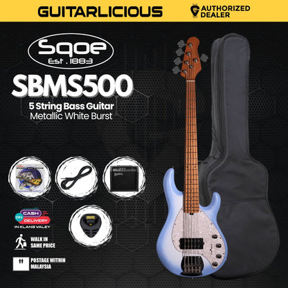 SQOE SBMS500 5 String Bass Guitar