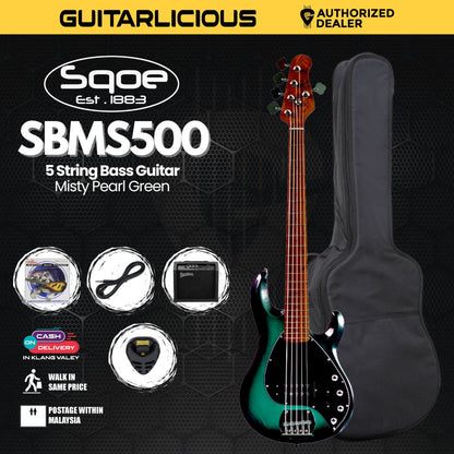 SQOE SBMS500 5 String Bass Guitar