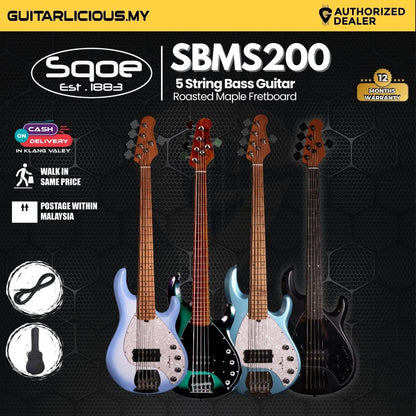SQOE SBMS500 5 String Bass Guitar