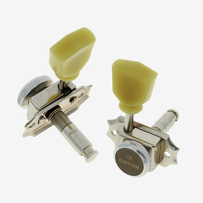 GOTOH SD90-MGT-SL Vintage Style 3x3 (3L,3R) Magnum Locking Tuner Machine Heads SD90SL / SD-90 MG-T
